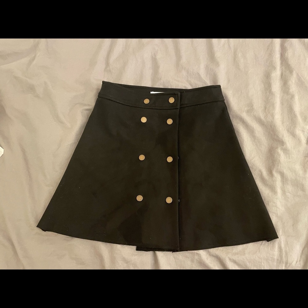 Black Aline skirt with bottoms